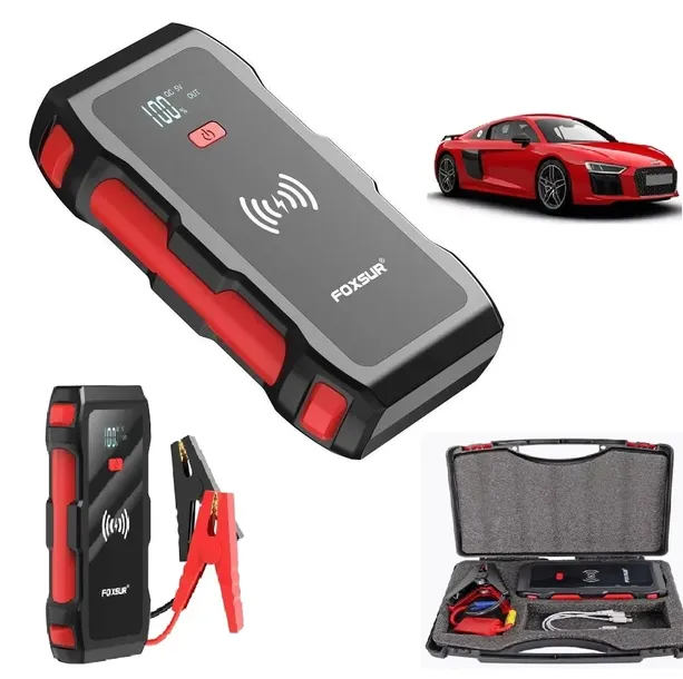 URZĄDZENIE ROZRUCHOWE MOCNY JUMP STARTER POWERBANK BOOSTER 26800 mAh 12V