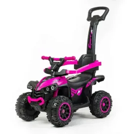 dzieciecy-jezdzik-quad-interaktywny-pchacz-z-raczka-babymix-rozowy