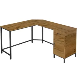 biurko-narozne-z-szafka-rustykalne-biurko-duze-olcha-czarne-szuflada-blat