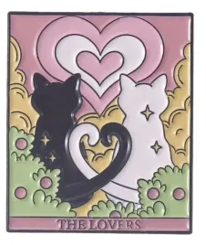 pin-przypinka-metalowa-kot-koty-tarot-kochankowie