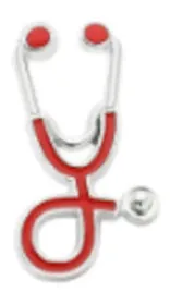 pin-przypinka-metalowa-srebrna-stetoskop-lekarz-medyk-pielegniarka