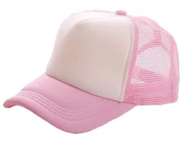 klasyczna-czapka-z-daszkiem-siatka-trucker-rozowa