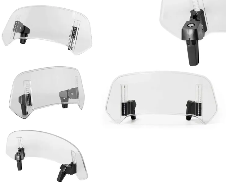 DEFLEKTOR UNIWERSALNY OWIEWKA SZYBKA USTAWIANY CLIP ON 30x13 CM 20764W