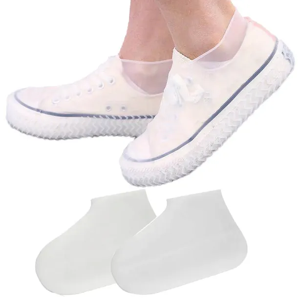 SILIKONOWE NAKŁADKI NA BUTY WODOODPORNE PRZECIWDESZCZOWE DAMSKIE 35-39