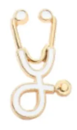 pin-przypinka-metalowa-zlota-stetoskop-lekarz-medyk-pielegniarka