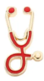 pin-przypinka-metalowa-zlota-stetoskop-lekarz-medyk-pielegniarka