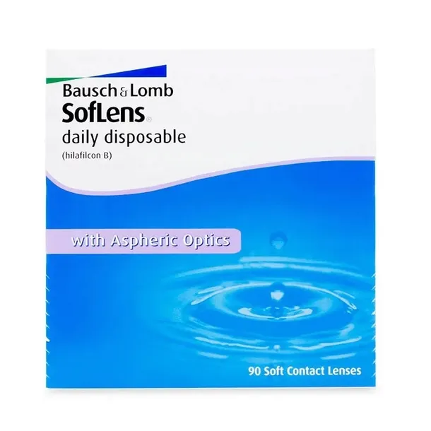 Soczewki jednodniowe Bausch Lomb SofLens Daily Disposable 90 szt Moc -3,75