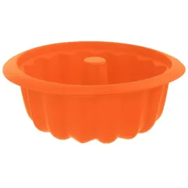 forma-do-babki-silikonowa-z-kominem-pomaranczowa-solidna-orion-26-x-95-cm