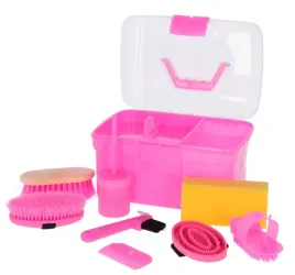 skrzynka-na-akcesoria-z-zestawem-szczotek-do-czyszczenia-rozowy-covallier