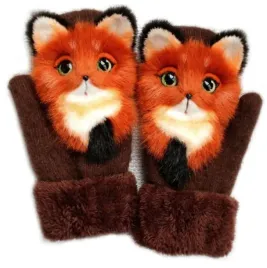 rekawiczki-zwierzeta-najpiekniejsze-recznie-wykonane-cieple-lis-lisek