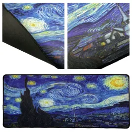 podkladka-pod-mysz-van-gogh-gwiazdzista-noc-duza-100x50-gamingowa