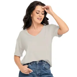 babell-patty-taupe-koszulka-klasyczna-bezowy-l-t-shirt