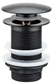 eviso-korek-umywalkowy-klik-klak-czarny-mat-mosiezny