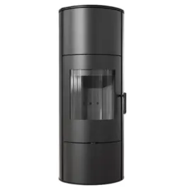 piec-stalowy-na-drewno-koza-rollo-kominek-wysoki-7kw-fi150-czarne-wylozenie