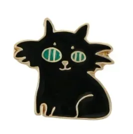 pin-przypinka-metalowa-zlota-kotek-czarny-okulary
