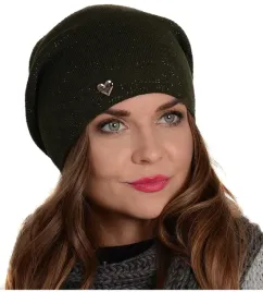 modna-polska-czapka-z-nicia-silver-beanie-khaki-v2