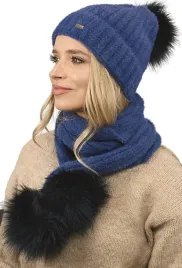 niebieski-komplet-czapka-z-szalikiem-pompony-al4