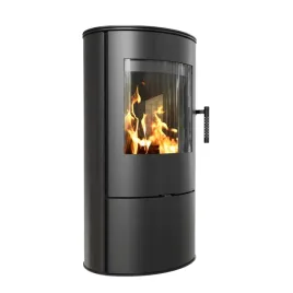 piec-na-drewno-kominek-wolnostojacy-koza-rollo-7-kw-fi150-czarny-ekoprojekt