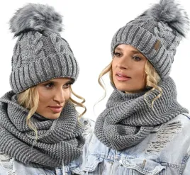 zzapka-z-kominem-pompon-komplet-dasmki-zestaw-zimowy-czapka-z-polarem-k11