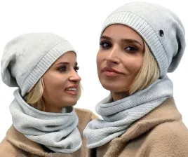modny-komplet-damski-czapka-komin-jasny-szary-b1