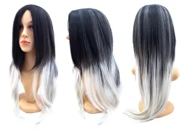 peruka-ombre-siwa-czarna-cosplay-70-cm-glam-rock
