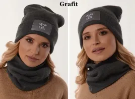 polski-komplet-czapka-beanie-komin-tuba-grafitowy-b4