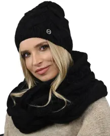 czarny-damski-zimowy-komplet-czapka-komin-k9