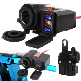 gniazdo-zapalniczki-na-motocykl-quad-skuter-woltomierz-ladowarka-2x-usb