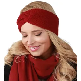 polska-opaska-damska-przepleciony-supel-bordowa-o3