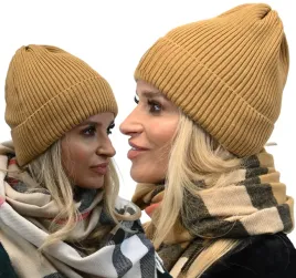 jasno-karmelowa-wygodna-czapka-beanie-prazki-n1