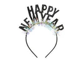 opaska-czarna-happy-new-year-szczesliwego-nowego-roku-sylwester-nowy-rok