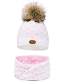 czapka-z-kominem-komplet-dzieciecy-na-polarze-duzy-pompon-wiek-2-6-lat-wz1