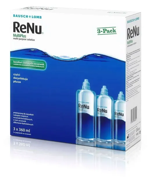 Płyn Renu Multiplus 3x360 ml zestaw