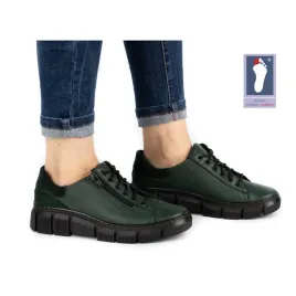 polbuty-damskie-sneakersy-sznurowane-skorzane-polskie-0663w-zielone-42