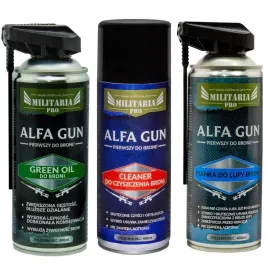 duzy-zestaw-do-czyszczenia-broni-palnej-wiatrowki-alfa-gun-3x-400ml