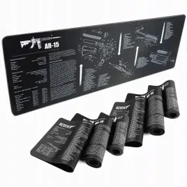 mata-do-czyszczenia-broni-dlugiej-karabinu-ar-15-podkladka-antyposlizgowa