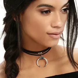 naszyjnik-choker-czarny-zamsz-ksiezyc