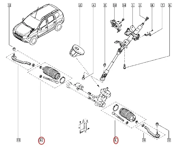 drazek-kierowniczy-dacia-duster-stan-nowy
