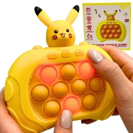 gra-zrecznosciowa-klikus-pop-it-antystresowa-elektryczna-zolta-konsola