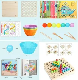 drewniana-ukladanka-montessori-gra-logiczna-licz-i-segreguj-nauka-chwytania
