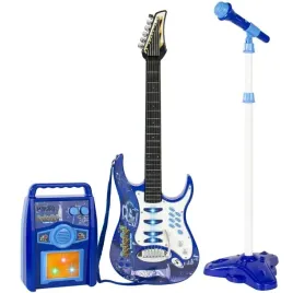 duza-gitara-elektryczna-dla-dzieci-mikrofon-piecyk-statyw-wzmacniacz-niebie