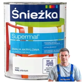 farba-sniezka-emaliowo-akrylowa-biala-polpolysk-do-drewna-metalu-08l