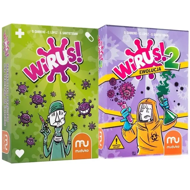 2w1-wirus-wirus-2-ewolucja-gry-muduko-trefl-stan-opakowania-oryginalne