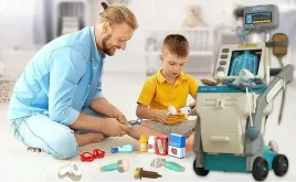 duzy-zestaw-lekarski-ekg-rtg-rentgen-xxl-maly-lekarz-doktor-wozek-medyczny