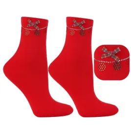 moraj-csl500-025-red-35-38-czerwony-damskie-cyrkonie-swiateczne-skarpety