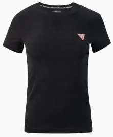 koszulka-damska-t-shirt-guess-ss-cn-mini-triangle-czarna-bawelniana-logo-xs