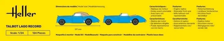 heller-56711-starter-set-talbot-lago-record-1-24-stan-opakowania-oryginalne