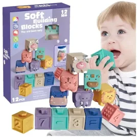 edukacyjne-kolorowe-miekkie-klocki-sensoryczne-zwierzatka-gryzaki-12-szt