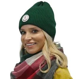 modna-czapka-beanie-wywijana-butelkowa-zielen-n1