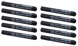 marker-czarny-permanentyny-okragly-mazak-pisak-gruby-10-szt